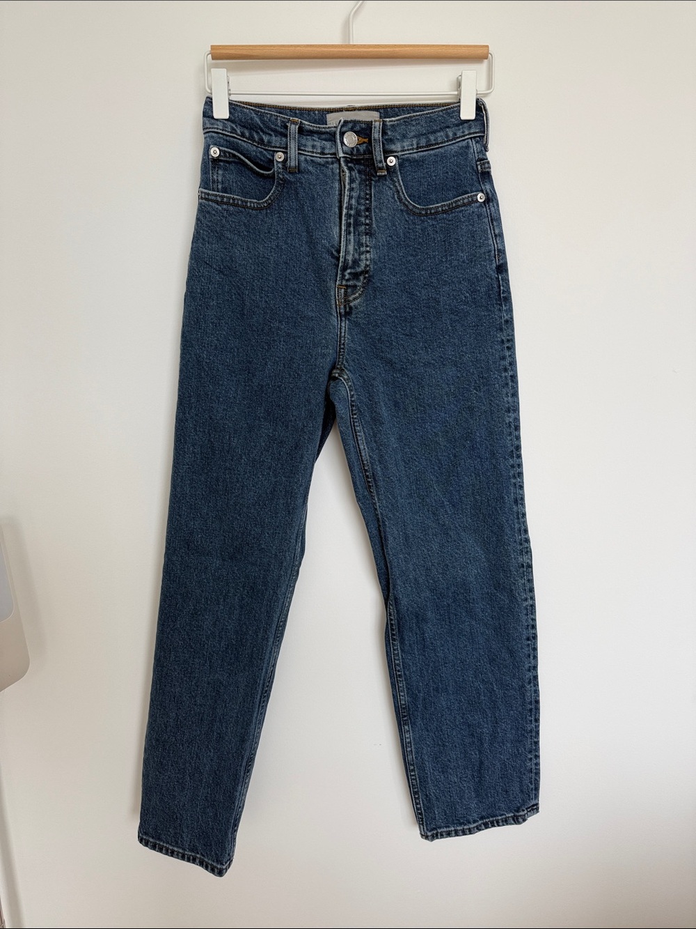 Everlane blue denim high-rise jeans